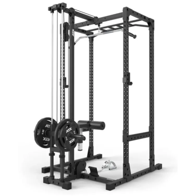 Poulie haute et basse professionnelle pour rack ATX PRX-510 et PRX-520 avec rouleau blocage genoux - 150 kg MAX