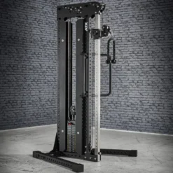Poulie simple professionnelle réglable ATX avec colonne de poids 90 kg Cable Pull Tower - Réglable sur 37 positions