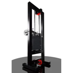 Poulie vis à vis avec double colonne de poids et barre de traction pour espace sportif public