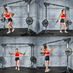 Poulie vis à vis à charge libre 2x125 kg - ATX Câble Crossover Machine