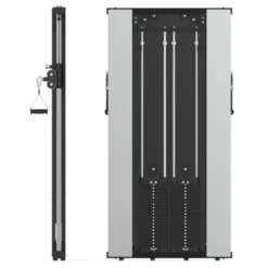Poulie vis à vis murale professionnelle avec double colonne de poids - Capacité de charge 150kg