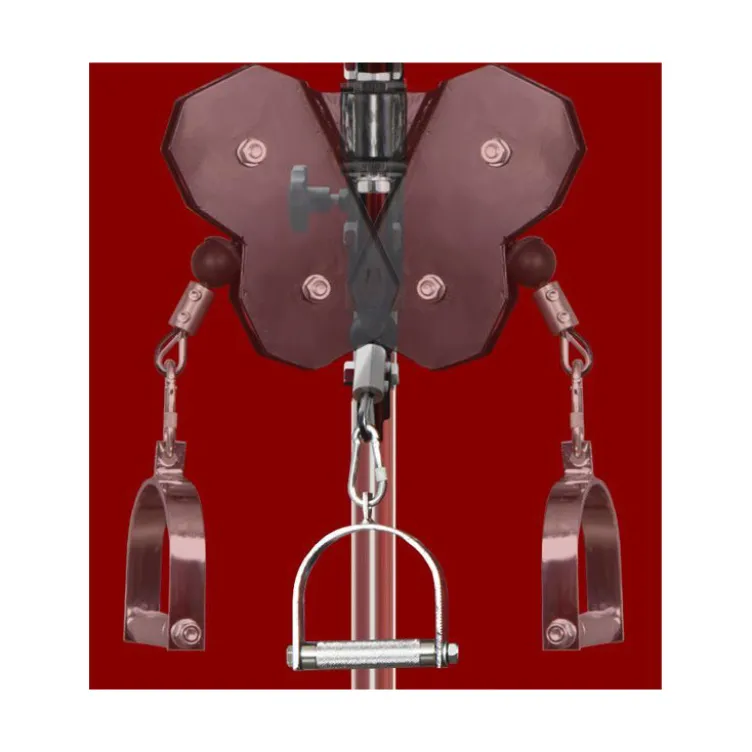 Poulie vis à vis polyvalente de qualité professionnelle avec poignées de tirage pour les salles de musculation commerciales