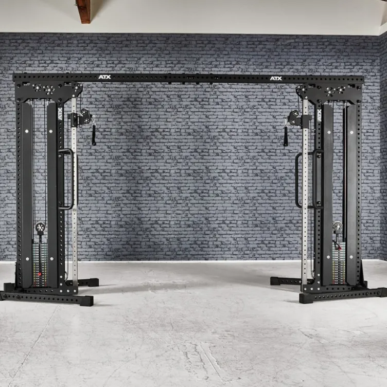Poulie vis à vis professionnelle ATX avec colonnes de poids 2 x 90 kg Cable Crossover 800 series