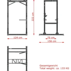 Power cage fonctionnelle rack de musculation professionnel