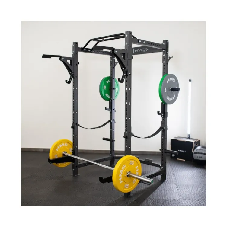 Power cage à squat de musculation avec accessoires d'entraînement - Training varié