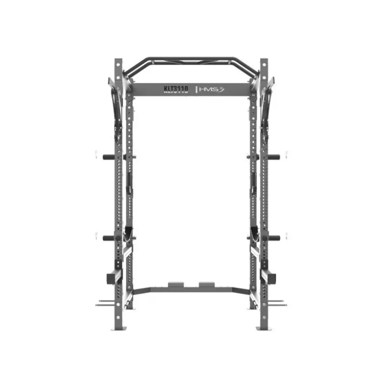 Power cage à squat de musculation avec accessoires d'entraînement - Training varié