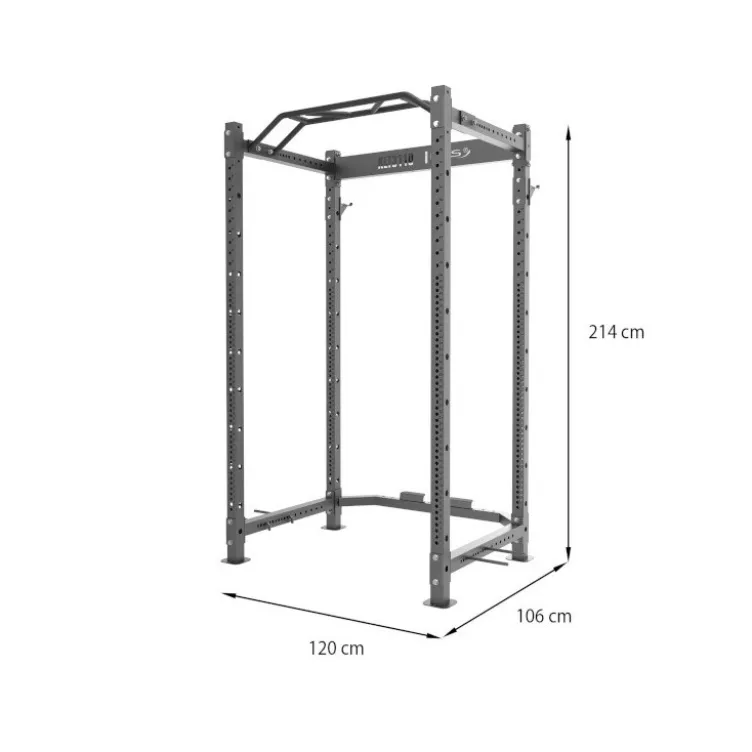 Power cage à squat de musculation avec accessoires d'entraînement - Training varié