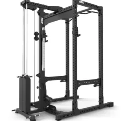 Power cage à squat de musculation ATX pour home gym à charge guidée 125 kg - Série 700