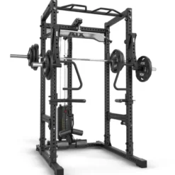 Power cage à squat de musculation ATX pour home gym à charge guidée 125 kg - Série 700