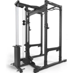 Power cage à squat de musculation ATX pour home gym à charge guidée 125 kg - Série 700