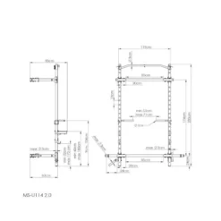 Power Half rack mural compact pliant pour Home gym - Multi-équipé