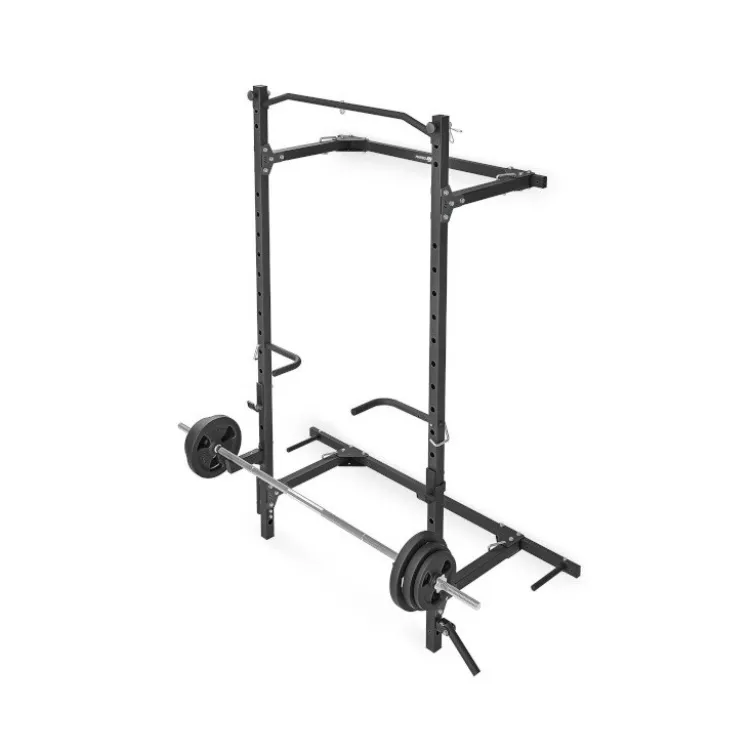 Power Half rack mural compact pliant pour Home gym - Multi-équipé