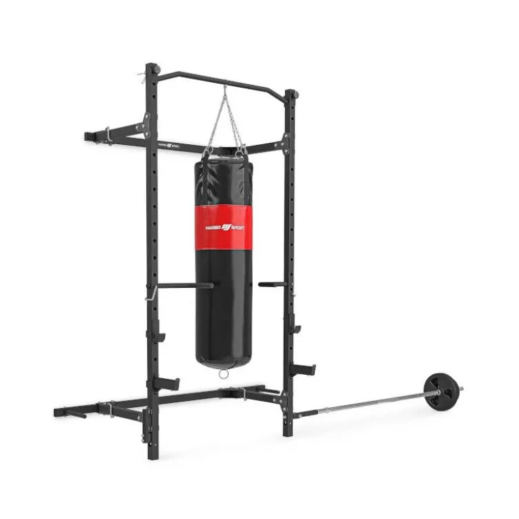 Power Half rack mural compact pliant pour Home gym - Multi-équipé