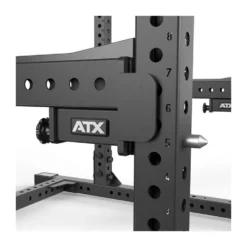 Power rack cage ATX avec poulie à charge libre et barre guidée - Barre de traction multigrip incluse série 700