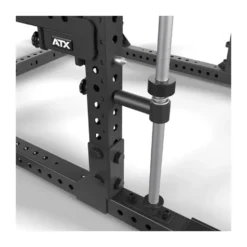 Power rack cage ATX avec poulie à charge libre et barre guidée - Barre de traction multigrip incluse série 700
