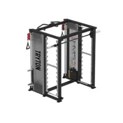 Power rack multi-équipé de musculation avec multipress et poulies vis-à-vis 90 kg - Tractions multi-grip