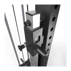 Power rack à squat ATX avec barre guidée et poulie à colonne de poids de 125 kg - Rack complet Série 700