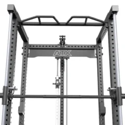 Power rack à squat ATX avec barre guidée et poulie à colonne de poids de 125 kg - Rack complet Série 700