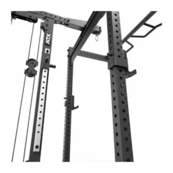 Power rack à squat ATX avec barre guidée et poulie à colonne de poids de 125 kg - Rack complet Série 700