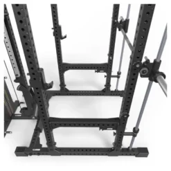 Power rack à squat ATX avec barre guidée et poulie à colonne de poids de 125 kg - Rack complet Série 700