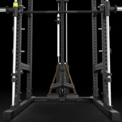 Power rack à squat ATX avec barre guidée et poulie à colonne de poids de 125 kg - Rack complet Série 700
