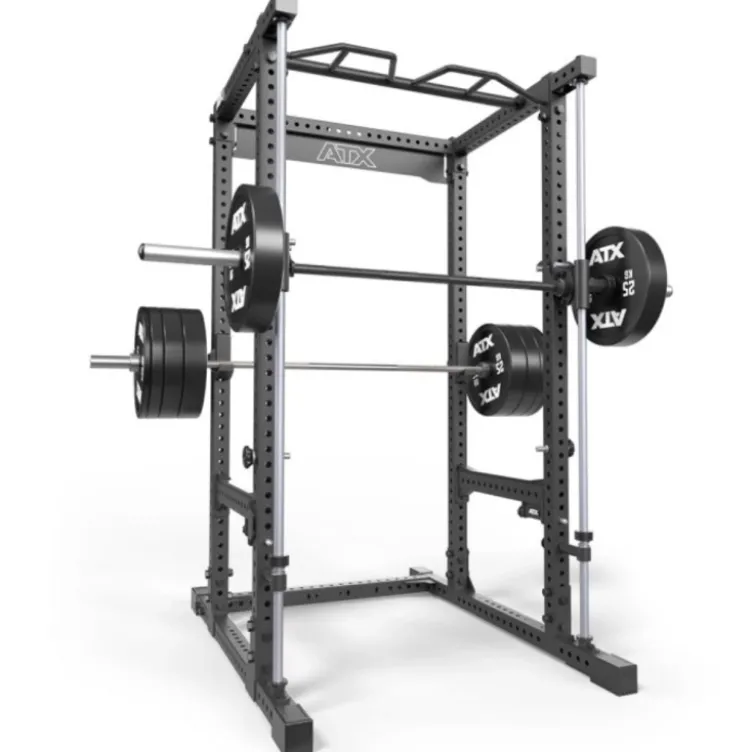 Power Rack à Squat ATX avec option barre guidée jusqu'à 200 kg et barre de traction multigrip - ATX série 700