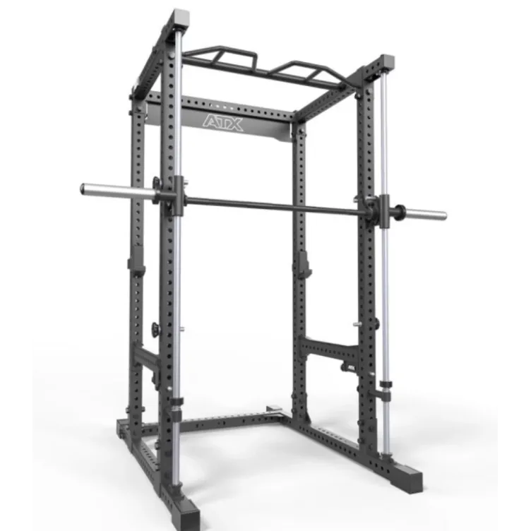 Power Rack à Squat ATX avec option barre guidée jusqu'à 200 kg et barre de traction multigrip - ATX série 700