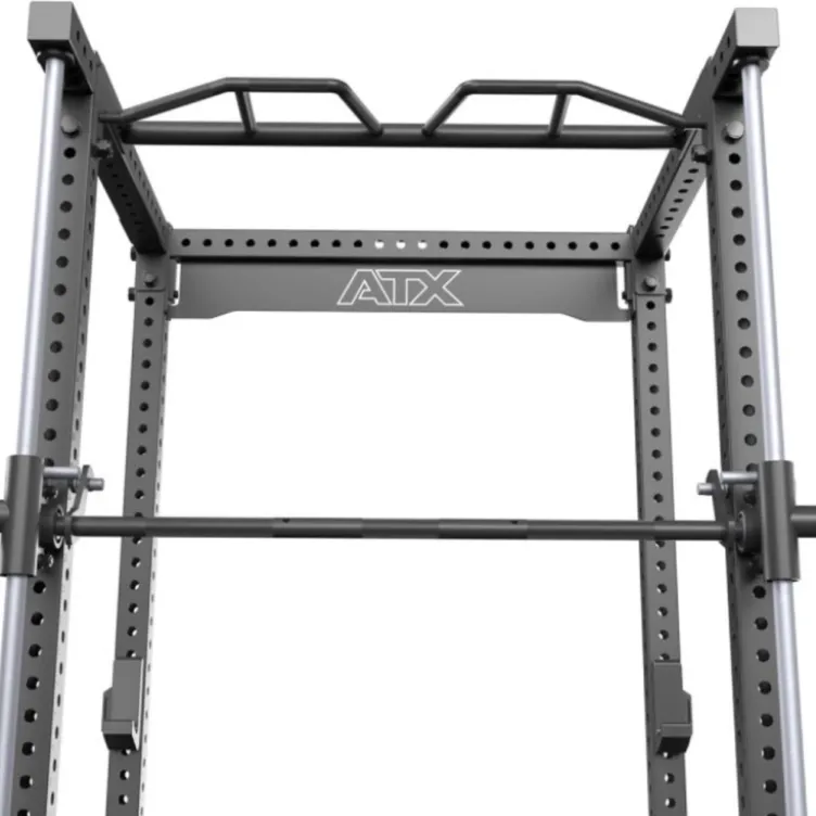 Power Rack à Squat ATX avec option barre guidée jusqu'à 200 kg et barre de traction multigrip - ATX série 700