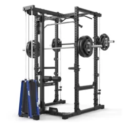 Power rack à squat ATX série 600 avec option multipresse et poulie à charge guidée 115 kg - Deux hauteurs