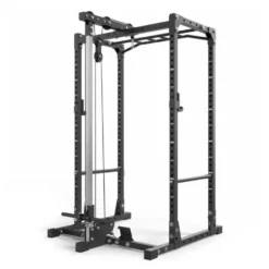 Power rack à squat avec poulie haute et basse à charge libre Max 140 kg - Marque ATX série 500