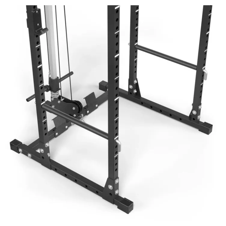 Power rack à squat avec poulie haute et basse à charge libre Max 140 kg - Marque ATX série 500