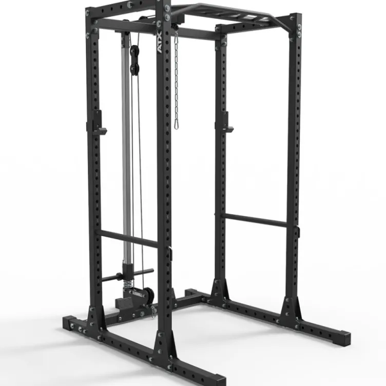 Power rack à squat avec poulie haute et basse à charge libre capacité de charge 1000 kg série 600