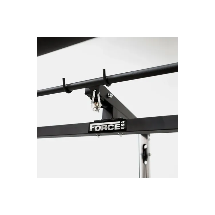 Power Rack à Squat de musculation capacité de charge 325 kg avec crochet en J - FORCE USA