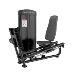 Presse à cuisse horizontale professionnelle à charge guidée avec colonne de poids