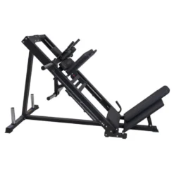 Presse cuisses 45° combinée Hack Squat pour disques de poids 50 / 30 / 25 mm - Capacité de charge 300 kg