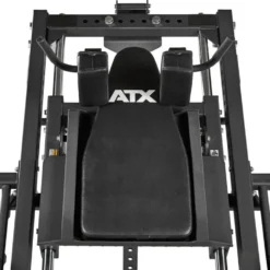 Presse à cuisses et mollets - Hack squat ATX ergonomique à charges libres pour musculation des jambes - Leg Press