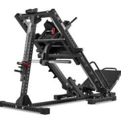 Presse à cuisses et mollets - Hack squat ATX ergonomique à charges libres pour musculation des jambes - Leg Press