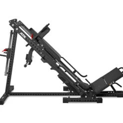 Presse à cuisses et mollets - Hack squat ATX ergonomique à charges libres pour musculation des jambes - Leg Press