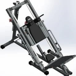 Presse à cuisses et mollets - Hack squat ATX ergonomique à charges libres pour musculation des jambes - Leg Press
