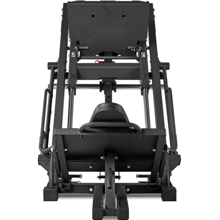 Presse à cuisses et mollets - Hack squat ATX ergonomique à charges libres pour musculation des jambes - Leg Press