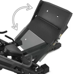 Presse à cuisses et mollets - Hack squat ATX ergonomique à charges libres pour musculation des jambes - Leg Press
