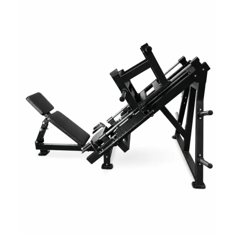 Presse à cuisses professionnelle avec large plateforme antidérapante pour les muscles inférieurs