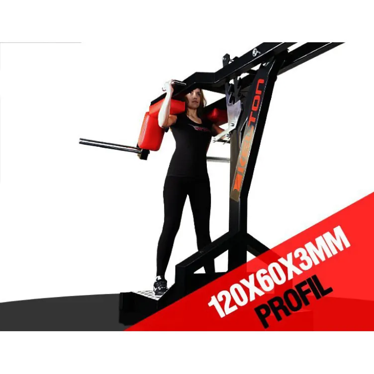 Presse à cuisses verticale à charges libres pour musculation du bas du corps - Calf Squat machine