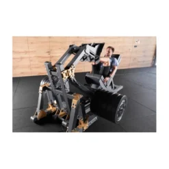 Presse de musculation à charge libre Kingsbox pour l'entraînement des jambes : Capacité 400 kg