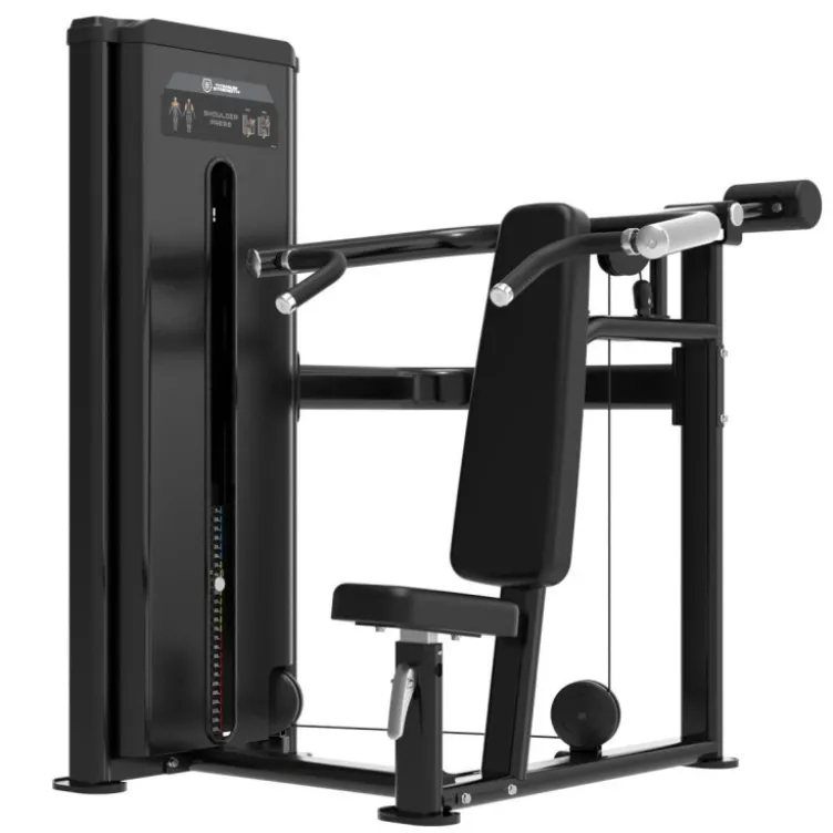Presse épaules à charge guidée 125 kg BSRX-S12 - Shoulder press de marque Titanium Strength Black Series RX