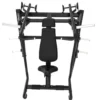 Presse épaules iso-latérale à charge libre Titanium Strength Black Séries pour triceps et deltoïdes - Appareil convergent