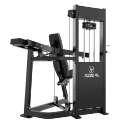 Presse épaules à trajectoire convergente Titanium Strength Elite Series RX à charge guidée jusqu'à 142 kg - ELRX-S12