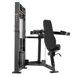 Presse épaules à trajectoire convergente Titanium Strength Elite Series RX à charge guidée jusqu'à 142 kg - ELRX-S12
