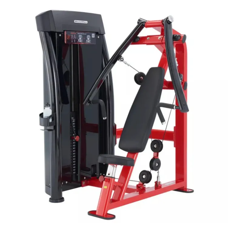 Presse pectorale de musculation pour exercices en homegym - capacité de 120 kg