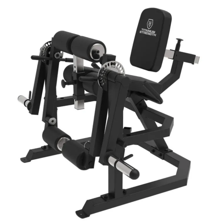 Presse unilatérale leg curl/leg extension à charge libre jusqu’à 150 kg par jambe avec réglages infinis - Titanium Strength ULXC
